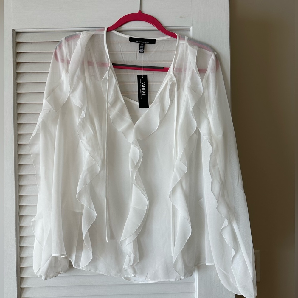 White House Black Market white shirt. New with tags.